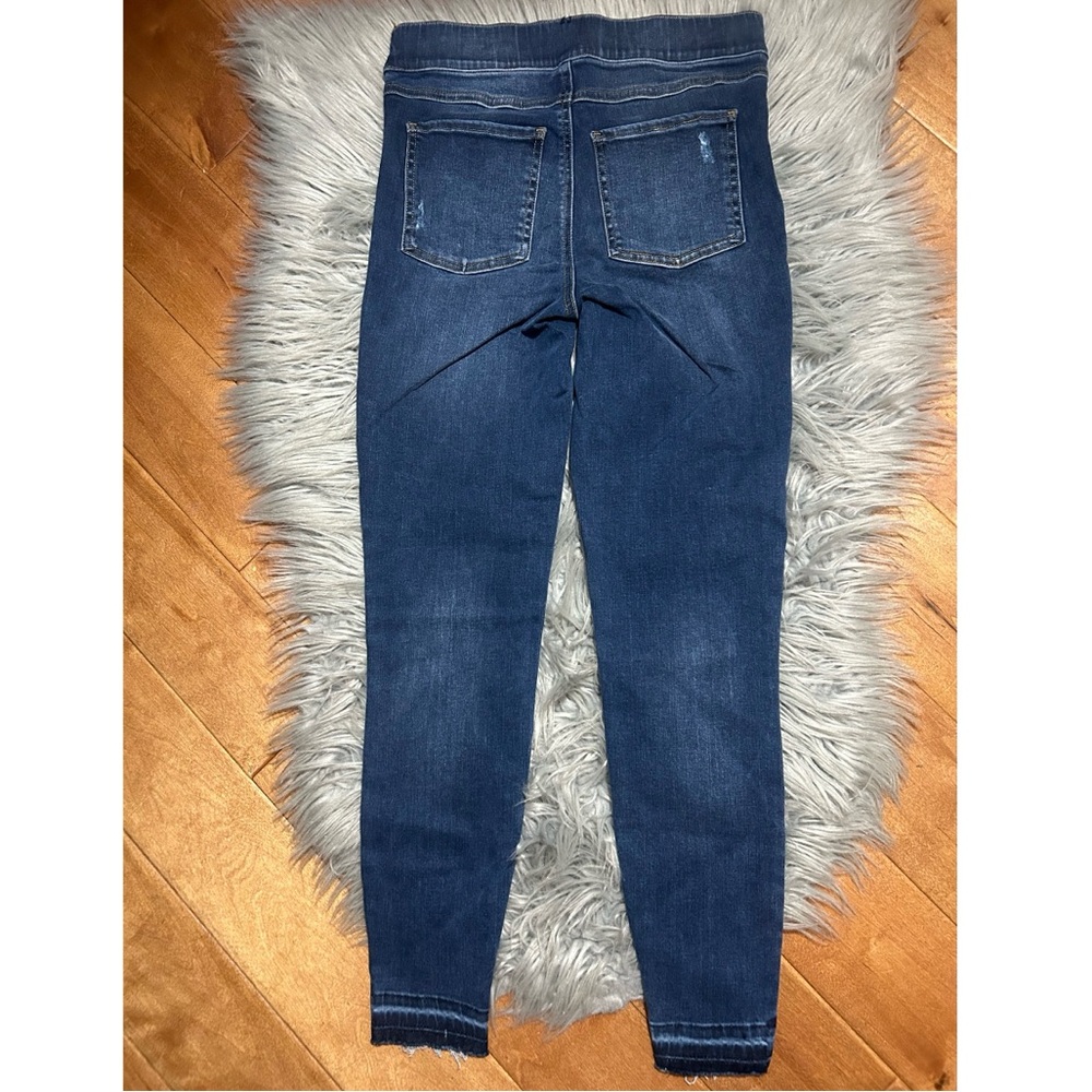 Spanx Distressed Ankle Denim Skinny Jean Size Small - Picture 3 of 4